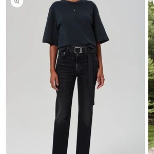 Citizens Of Humanity Black Straight Leg Zurie Jeans